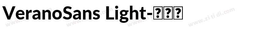 VeranoSans Light字体转换